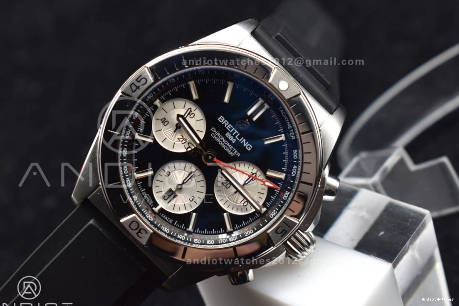 1:1 Chrono 427 43mm A LE Best Version BLS SS B01 Attractive Navitimer Wht L-Black 0725